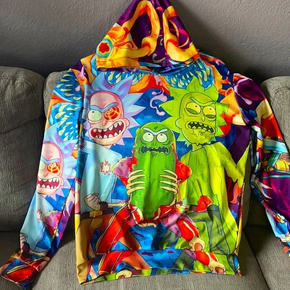 Pickle rick hoodie hot sale